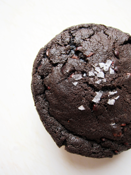 Salted Dark Chocolate Caramel Cookies 3