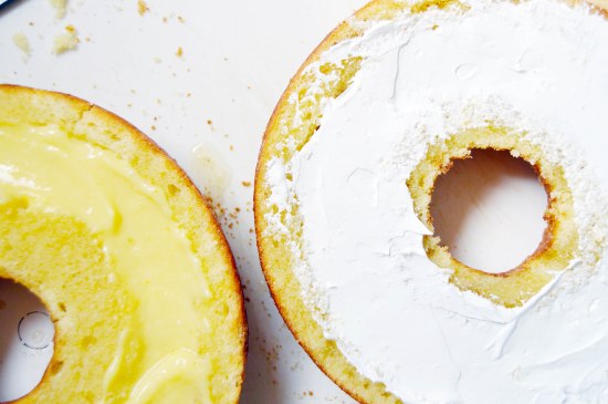 Meyer Lemon Marshmallow Doughnut Cake