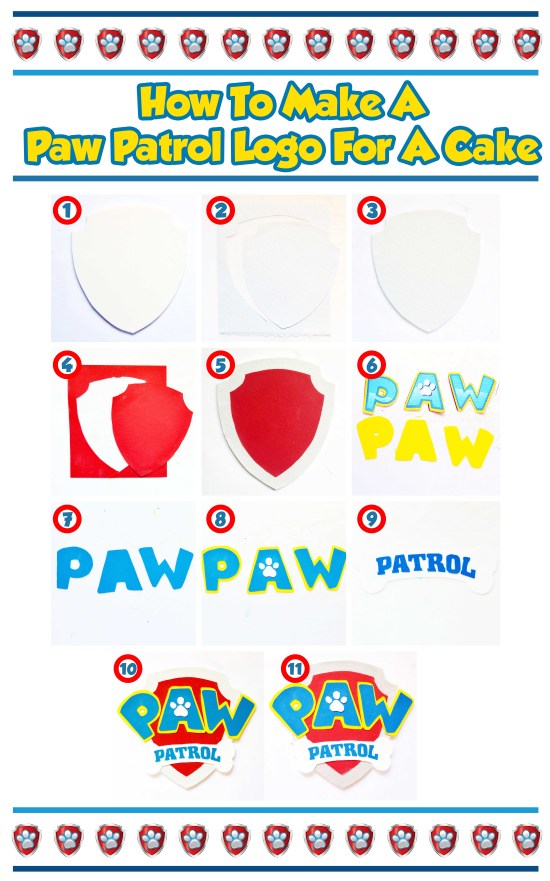 how to make paw patrol logo