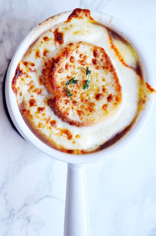 French Onion Mashed Potato Soup