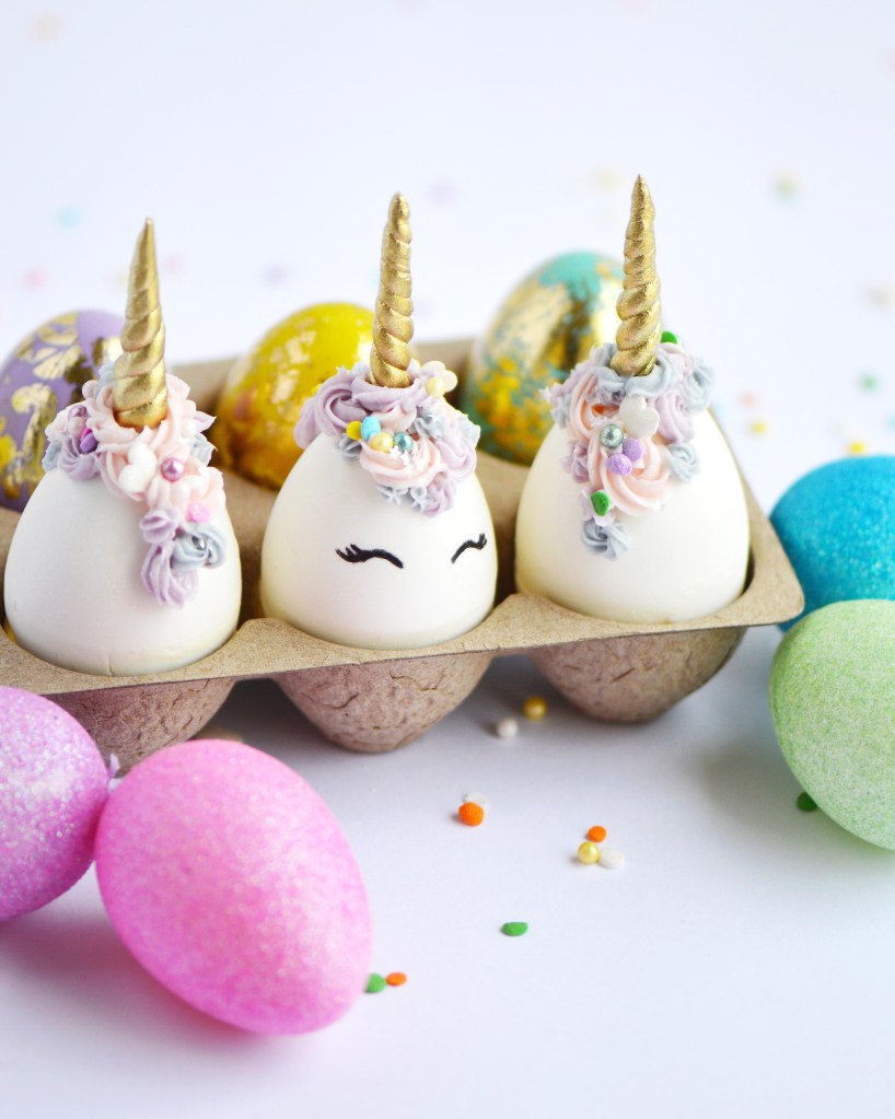 Chocolate Unicorn Easter Eggs